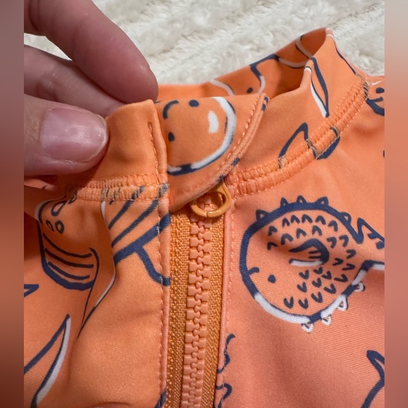 Carter's Orange Sea Creature Swim Bodysuit - Picture 3 of 7